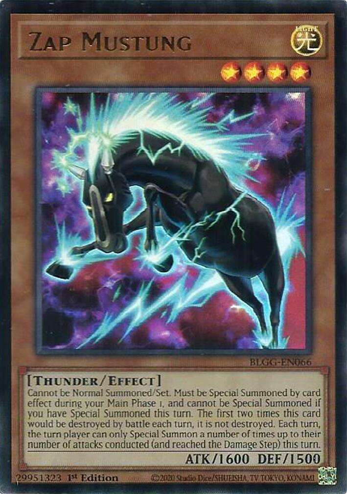 Zap Mustung [BLGG-EN066] Ultra Rare | Exor Games Bridgewater