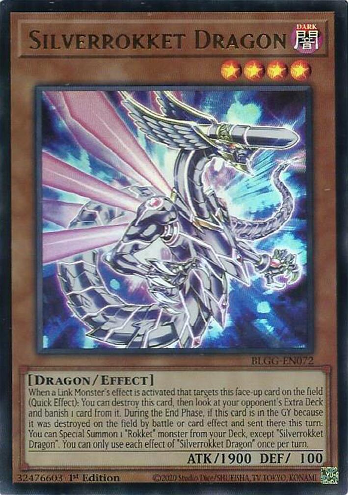 Silverrokket Dragon [BLGG-EN072] Ultra Rare | Exor Games Bridgewater