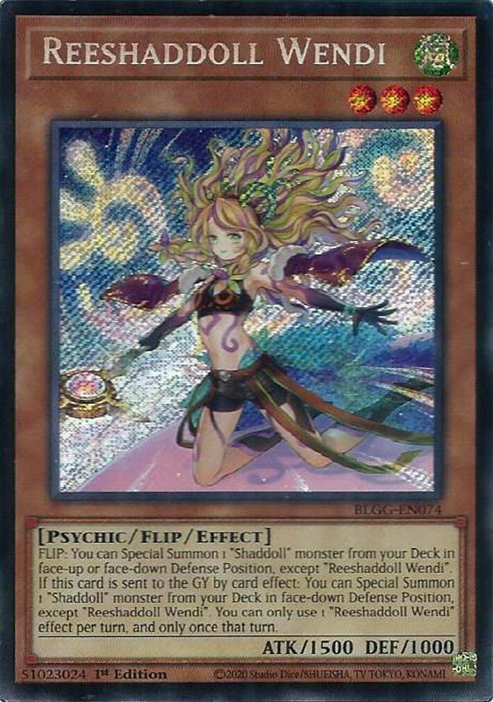 Reeshaddoll Wendi [BLGG-EN074] Secret Rare | Exor Games Bridgewater