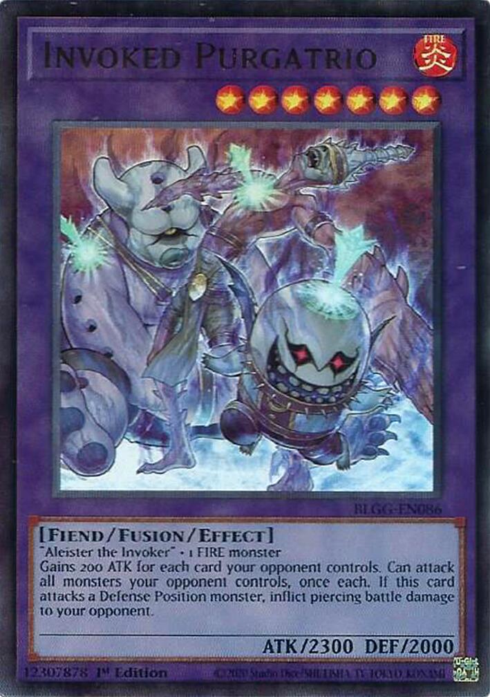 Invoked Purgatrio [BLGG-EN086] Ultra Rare | Exor Games Bridgewater