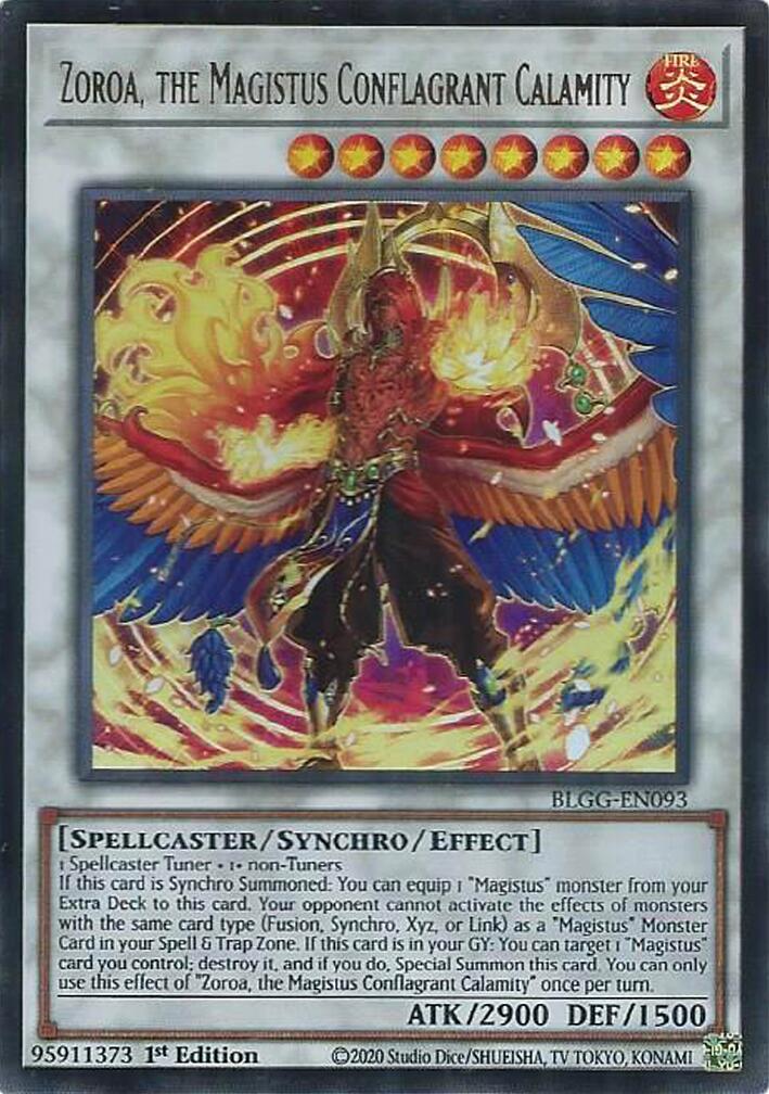 Zoroa, the Magistus Conflagrant Calamity [BLGG-EN093] Ultra Rare | Exor Games Bridgewater