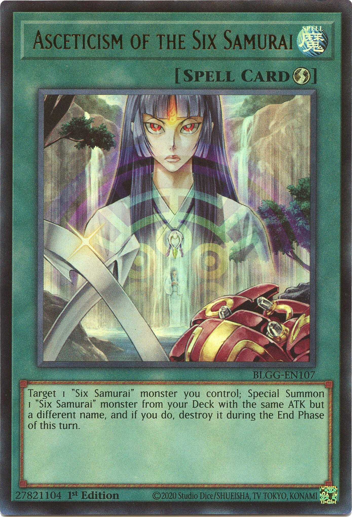 Asceticism of the Six Samurai [BLGG-EN107] Ultra Rare | Exor Games Bridgewater