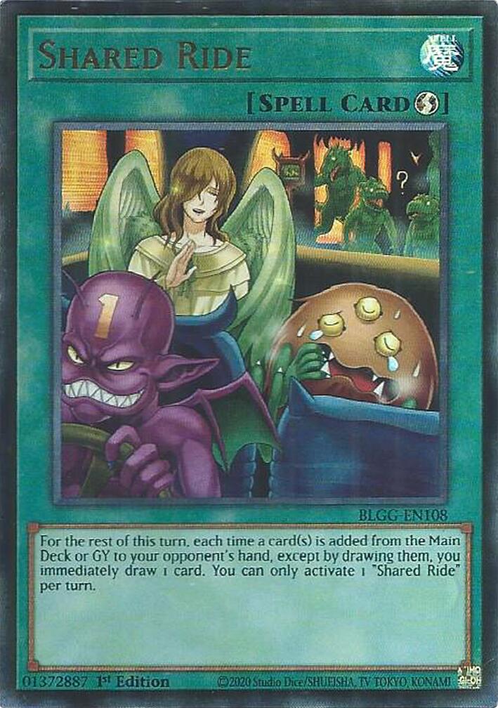 Shared Ride [BLGG-EN108] Ultra Rare | Exor Games Bridgewater