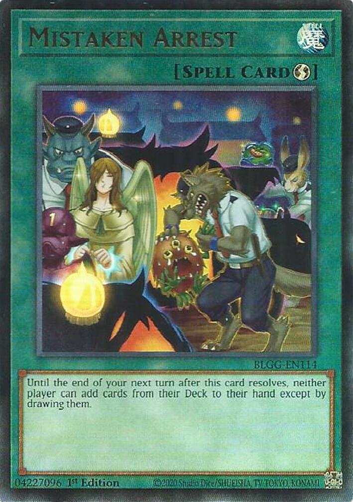 Mistaken Arrest [BLGG-EN114] Ultra Rare | Exor Games Bridgewater
