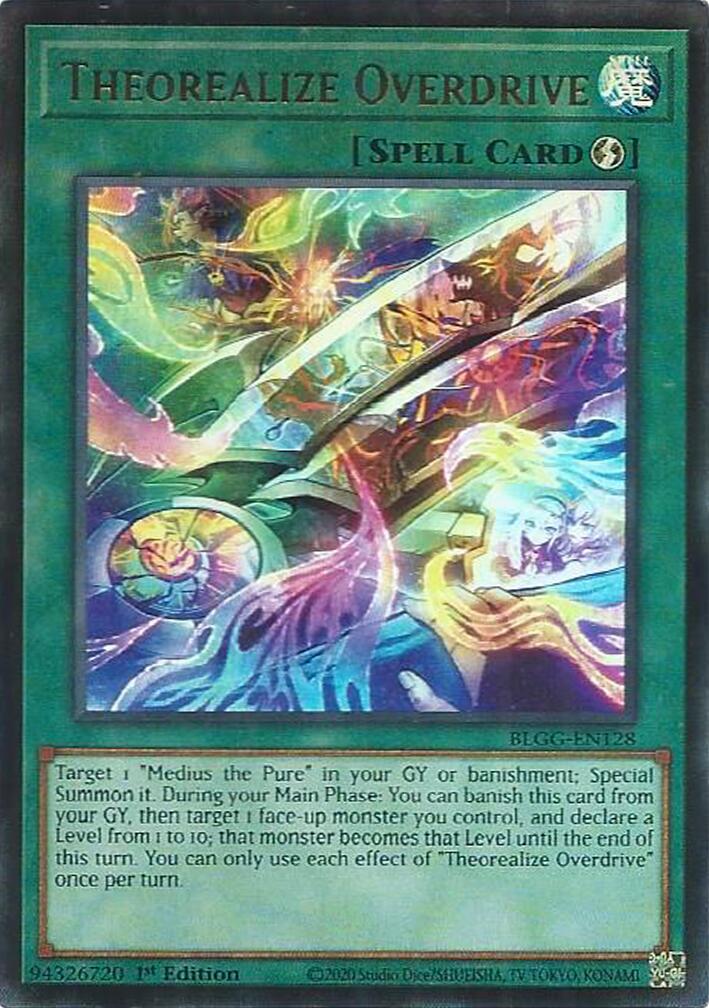 Theorealize Overdrive [BLGG-EN128] Ultra Rare | Exor Games Bridgewater