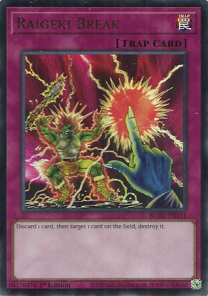 Raigeki Break [BLGG-EN131] Ultra Rare | Exor Games Bridgewater