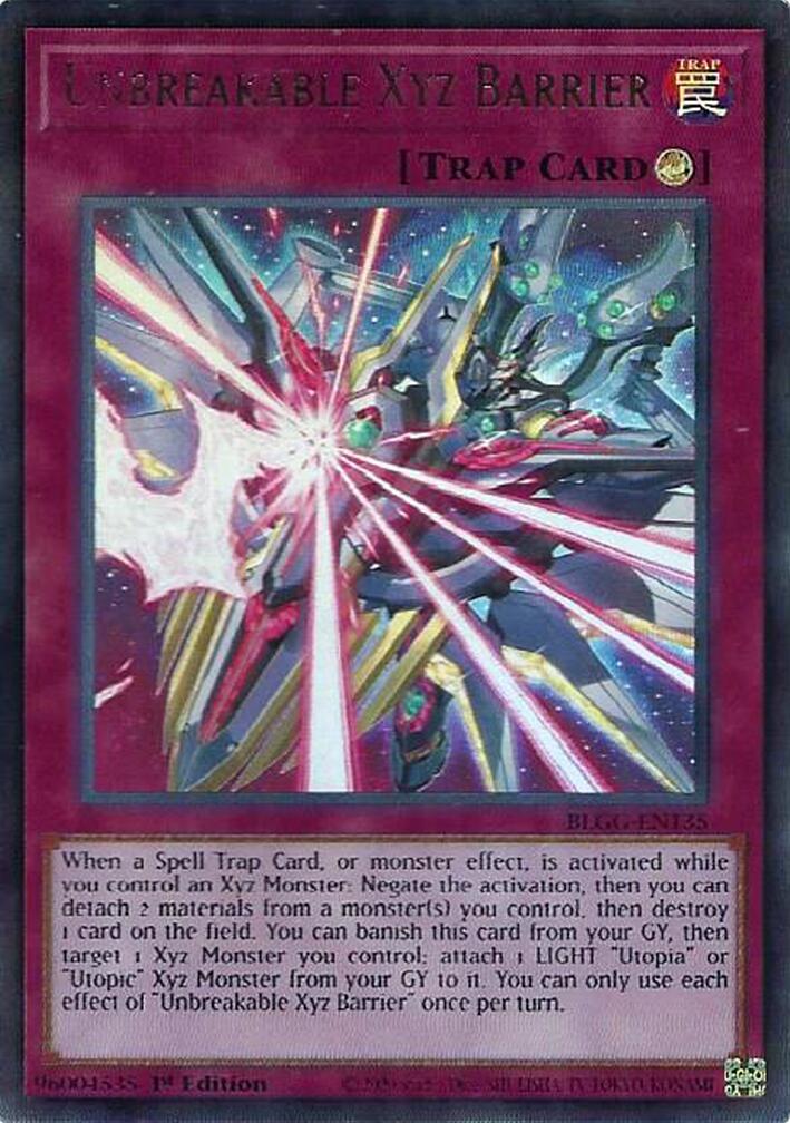 Unbreakable Xyz Barrier [BLGG-EN135] Ultra Rare | Exor Games Bridgewater