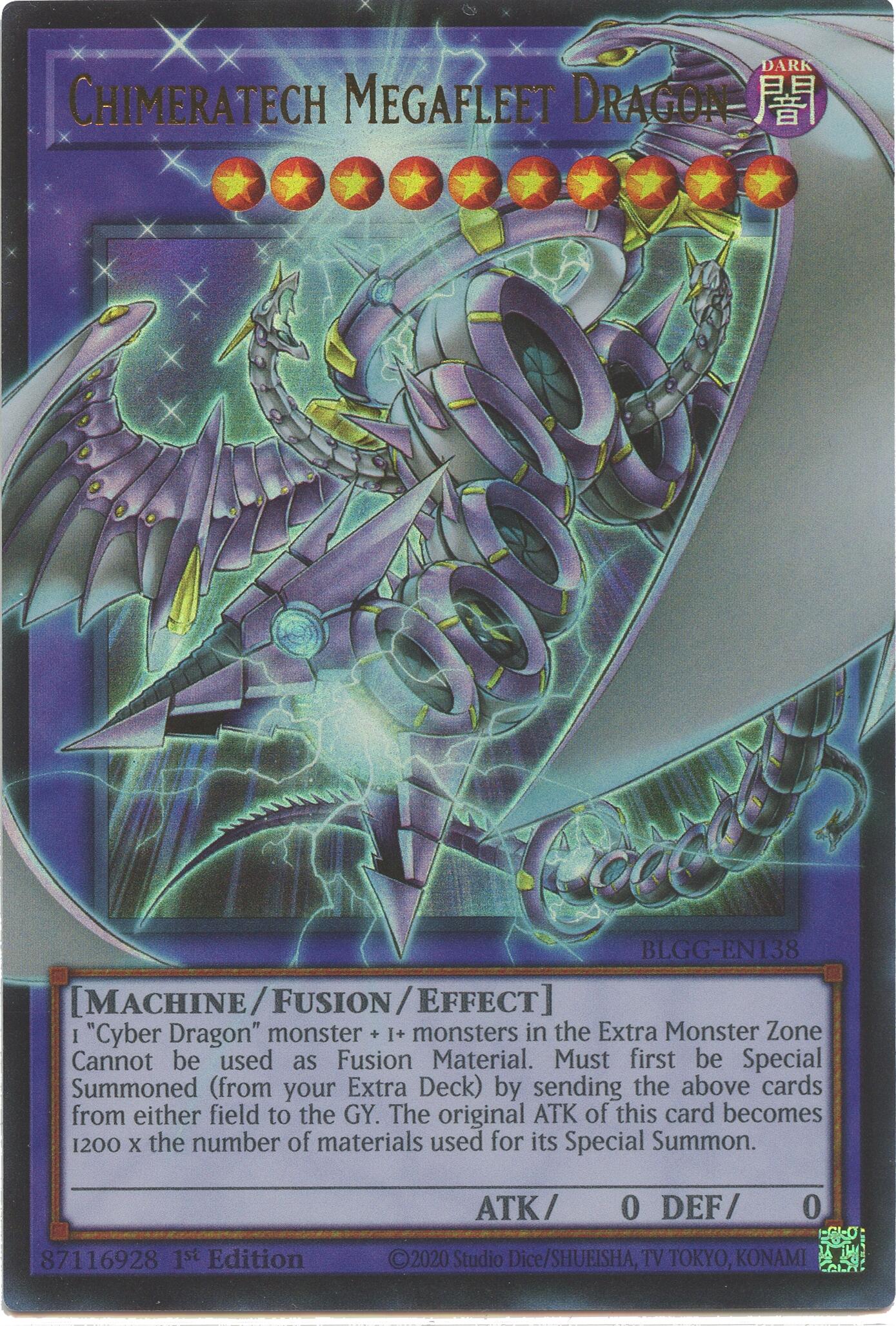 Chimeratech Megafleet Dragon [BLGG-EN138] Ultra Rare | Exor Games Bridgewater