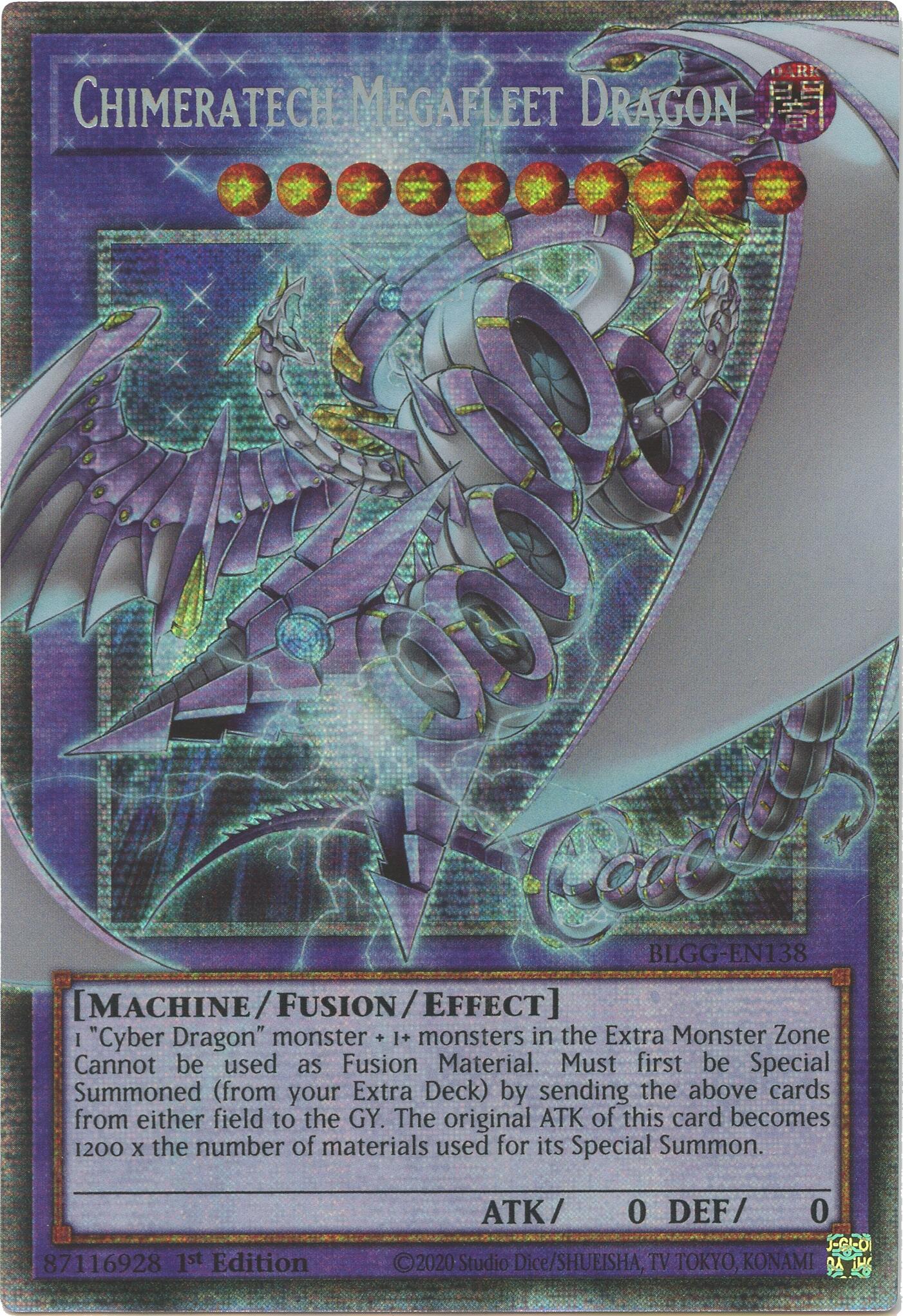 Chimeratech Megafleet Dragon (Starlight Rare) [BLGG-EN138] Starlight Rare | Exor Games Bridgewater