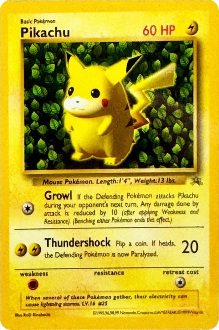 Pikachu (Corocoro Grey Star) [Player Placement Trainer Promos] | Exor Games Bridgewater