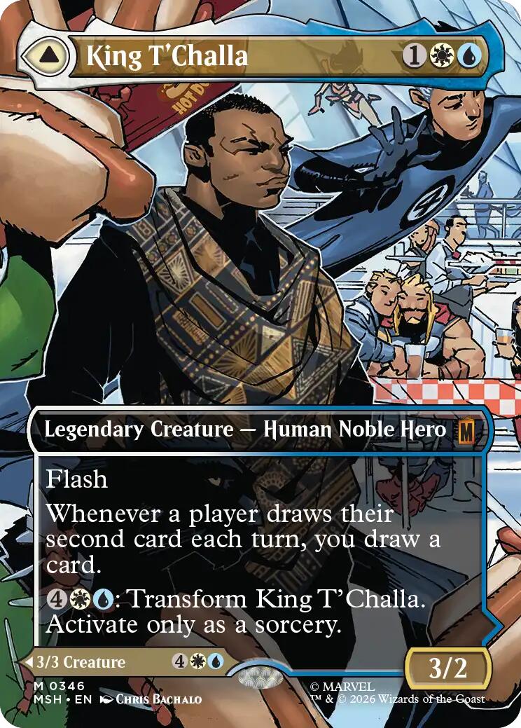 King T'Challa (Borderless) (0346) [Marvel Super Heroes] | Exor Games Bridgewater