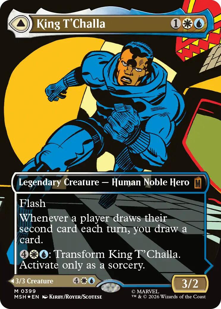 King T'Challa (Borderless) (0399) [Marvel Super Heroes] | Exor Games Bridgewater