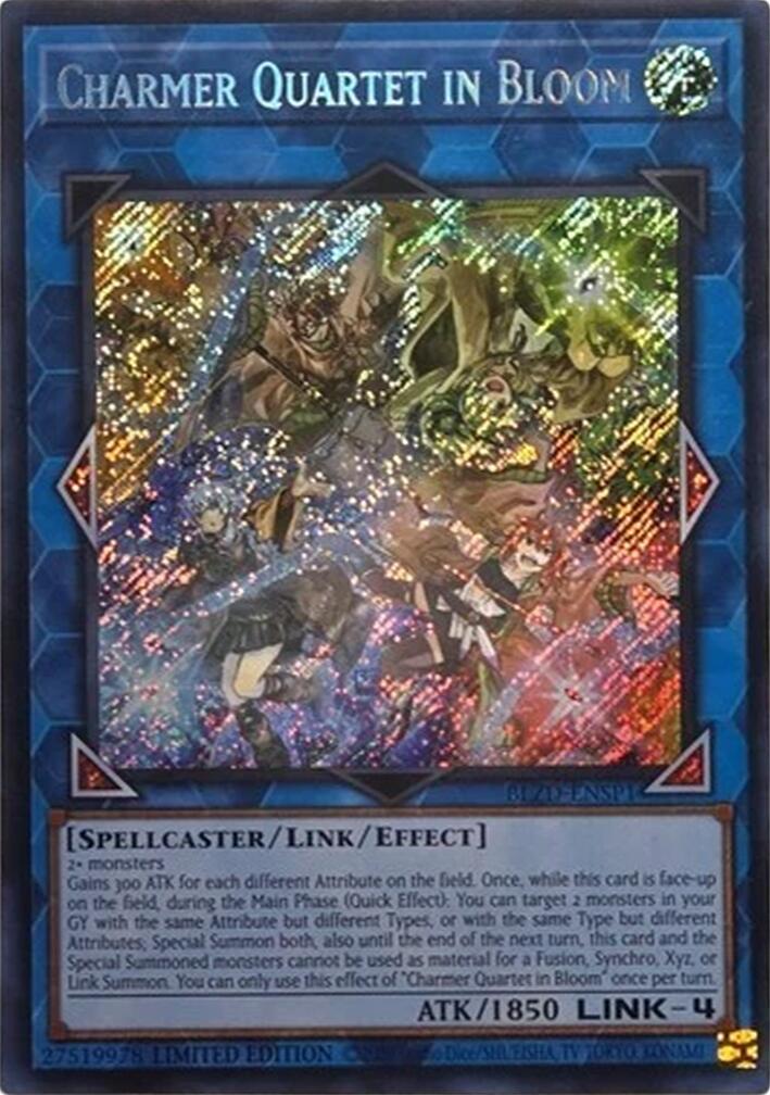 Charmer Quartet in Bloom (Secret Rare) [BLZD-ENSP1] Secret Rare | Exor Games Bridgewater