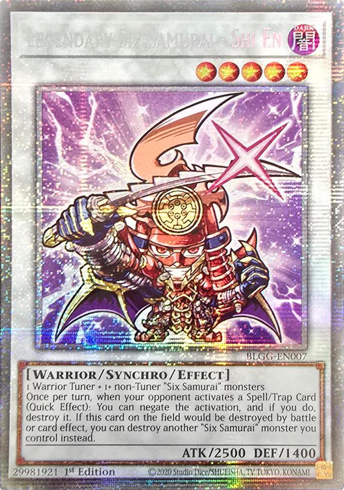 Legendary Six Samurai - Shi En (Starlight Rare) [BLGG-EN007] Starlight Rare | Exor Games Bridgewater