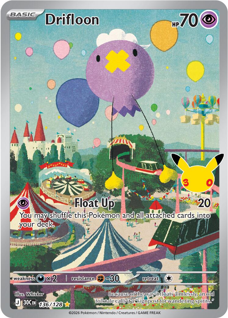 Drifloon (136/128) [Mega Evolution: 30th Celebration] | Exor Games Bridgewater