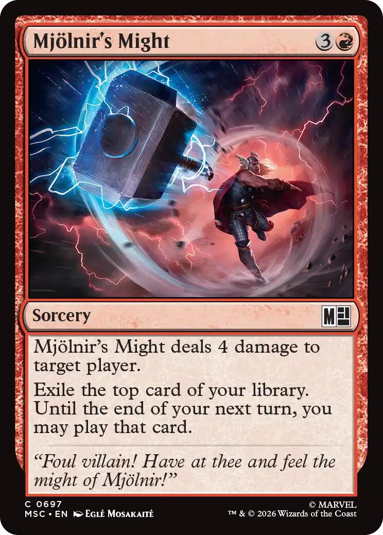 Mjollnir's Might [Marvel Super Heroes Commander] | Exor Games Bridgewater
