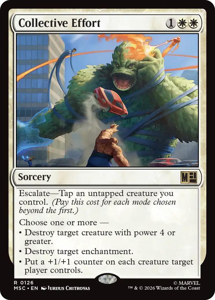 Collective Effort [Marvel Super Heroes Commander] | Exor Games Bridgewater