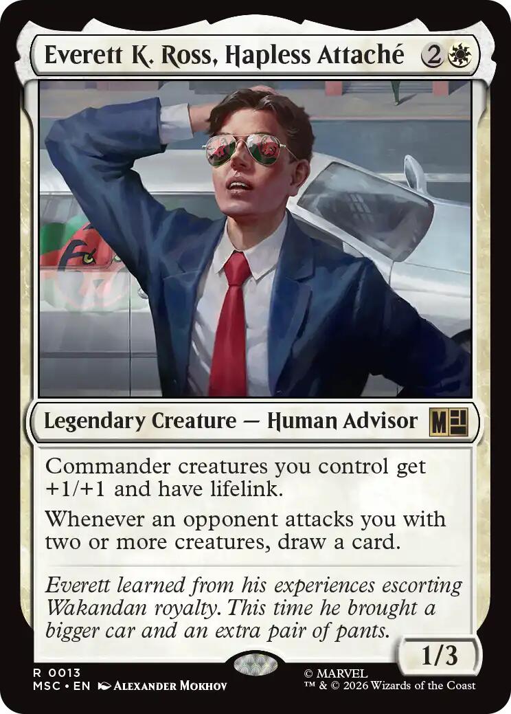 Everett K. Ross, Hapless Attache (Surge Foil) [Marvel Super Heroes Commander] | Exor Games Bridgewater