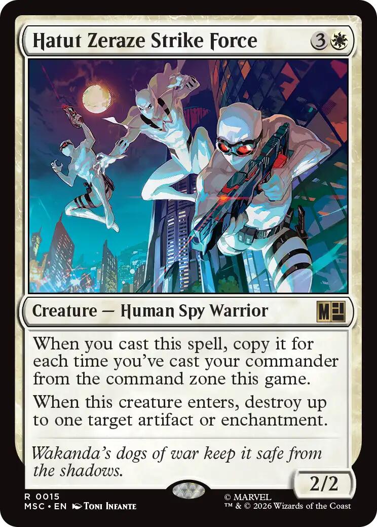 Hatut Zeraze Strike Force (Surge Foil) [Marvel Super Heroes Commander] | Exor Games Bridgewater