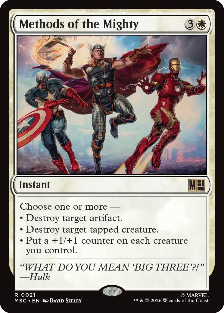Methods of the Mighty (Surge Foil) [Marvel Super Heroes Commander] | Exor Games Bridgewater