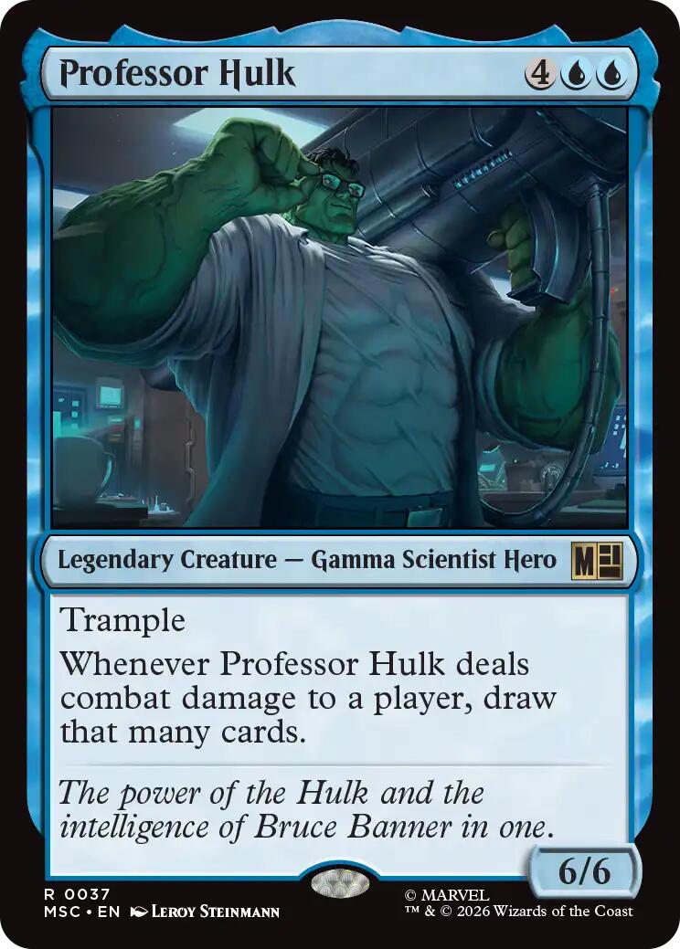 Professor Hulk (Surge Foil) [Marvel Super Heroes Commander] | Exor Games Bridgewater