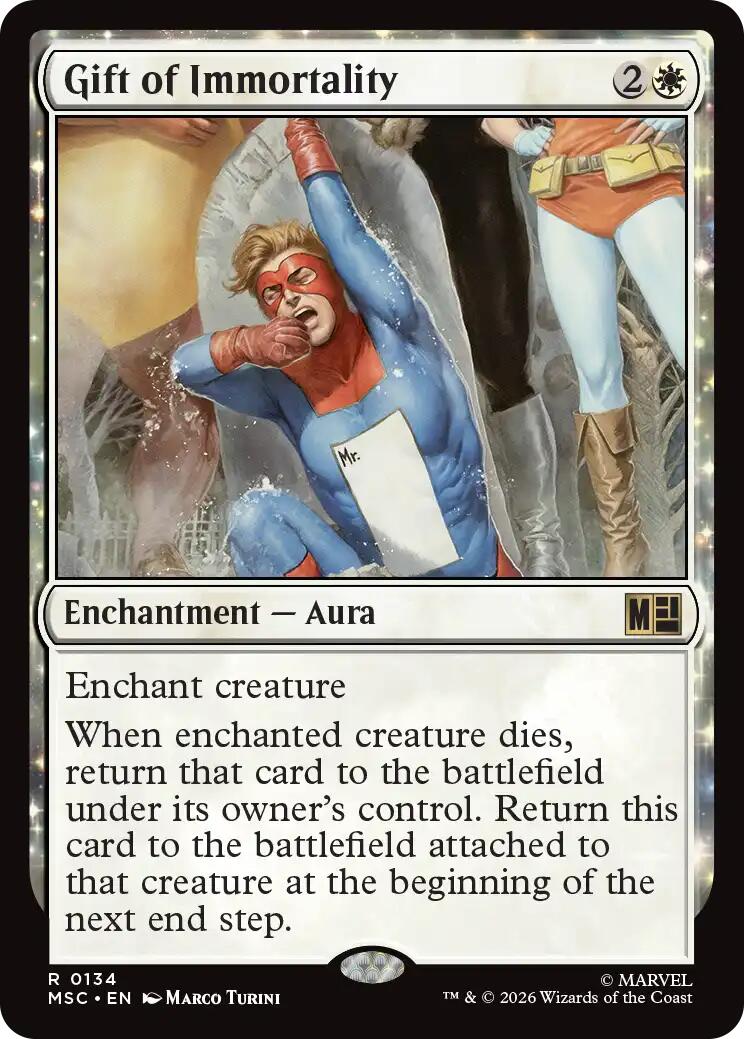 Gift of Immortality (Surge Foil) [Marvel Super Heroes Commander] | Exor Games Bridgewater