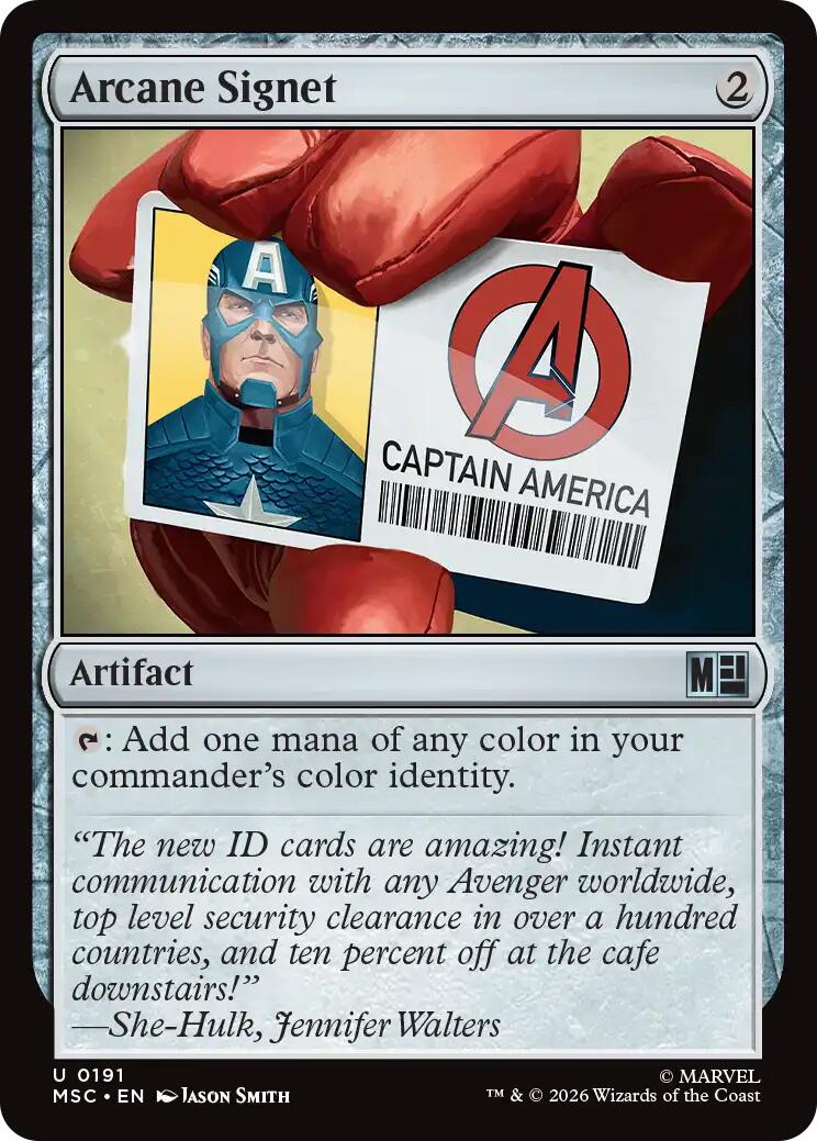 Arcane Signet (0191) (Surge Foil) [Marvel Super Heroes Commander] | Exor Games Bridgewater