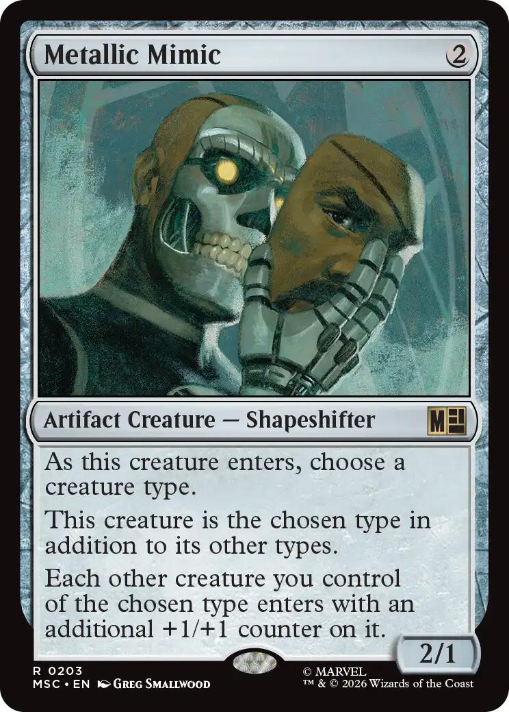 Metallic Mimic (Surge Foil) [Marvel Super Heroes Commander] | Exor Games Bridgewater