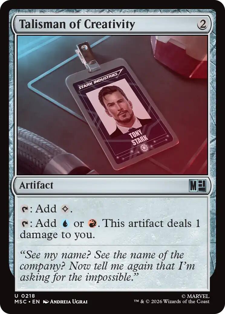 Talisman of Creativity (Surge Foil) [Marvel Super Heroes Commander] | Exor Games Bridgewater