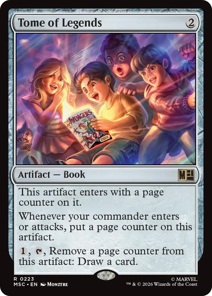 Tome of Legends (Surge Foil) [Marvel Super Heroes Commander] | Exor Games Bridgewater