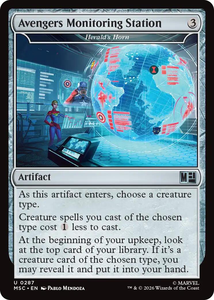 Avengers Monitoring Station - Herald's Horn (Surge Foil) [Marvel Super Heroes Commander] | Exor Games Bridgewater