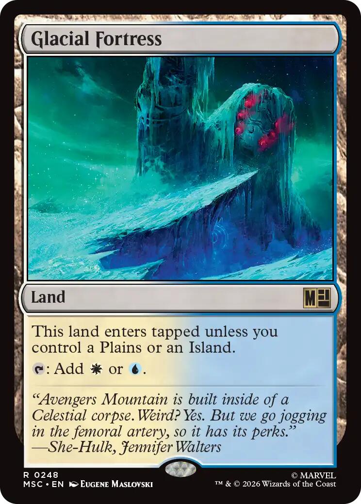 Glacial Fortress (Surge Foil) [Marvel Super Heroes Commander] | Exor Games Bridgewater