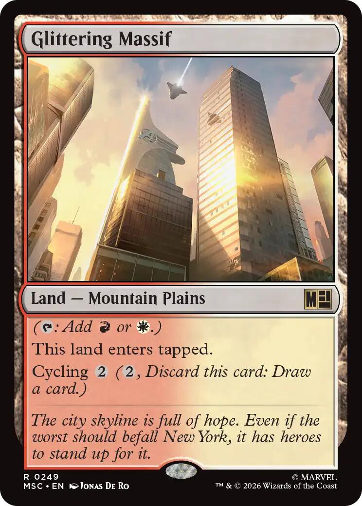 Glittering Massif (Surge Foil) [Marvel Super Heroes Commander] | Exor Games Bridgewater