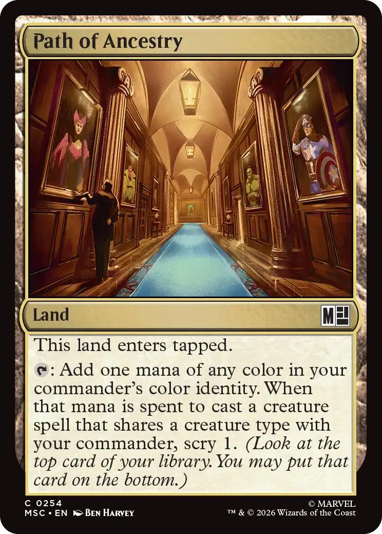 Path of Ancestry (Surge Foil) [Marvel Super Heroes Commander] | Exor Games Bridgewater