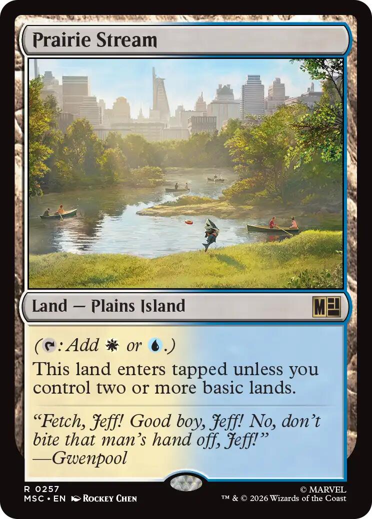Prairie Stream (Surge Foil) [Marvel Super Heroes Commander] | Exor Games Bridgewater