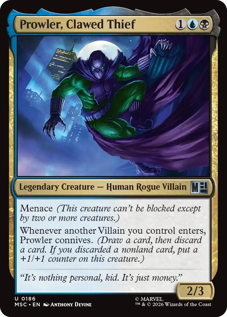 Prowler, Clawed Thief [Marvel Super Heroes Commander] | Exor Games Bridgewater