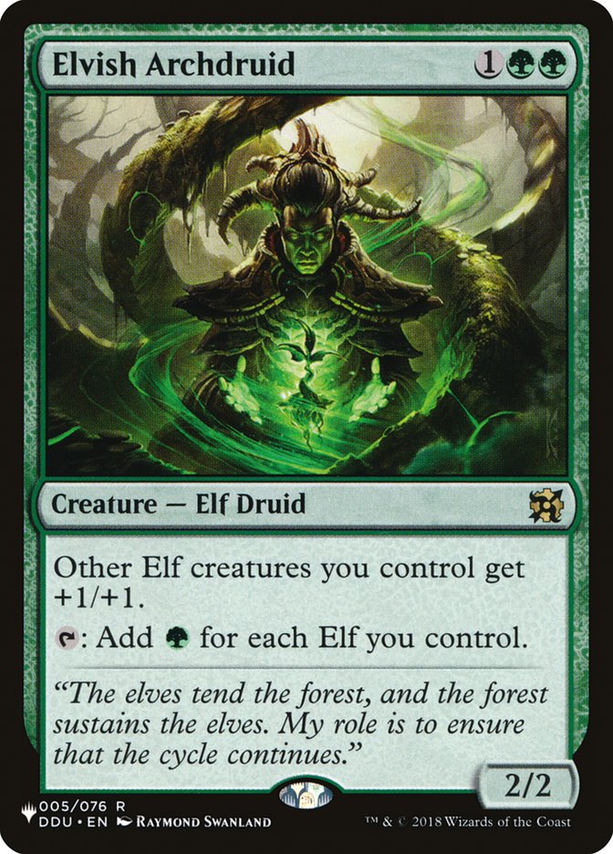 Elvish Archdruid [The List] | Exor Games Bridgewater