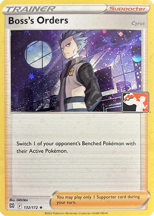 Boss's Orders [Cyrus] - 132/172 (Cosmos Holo) [Prize Pack Series Three] | Exor Games Bridgewater