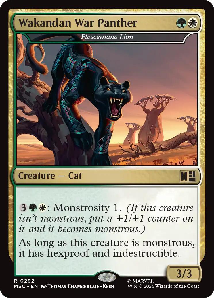 Wakandan War Panther - Fleecemane Lion [Marvel Super Heroes Commander] | Exor Games Bridgewater