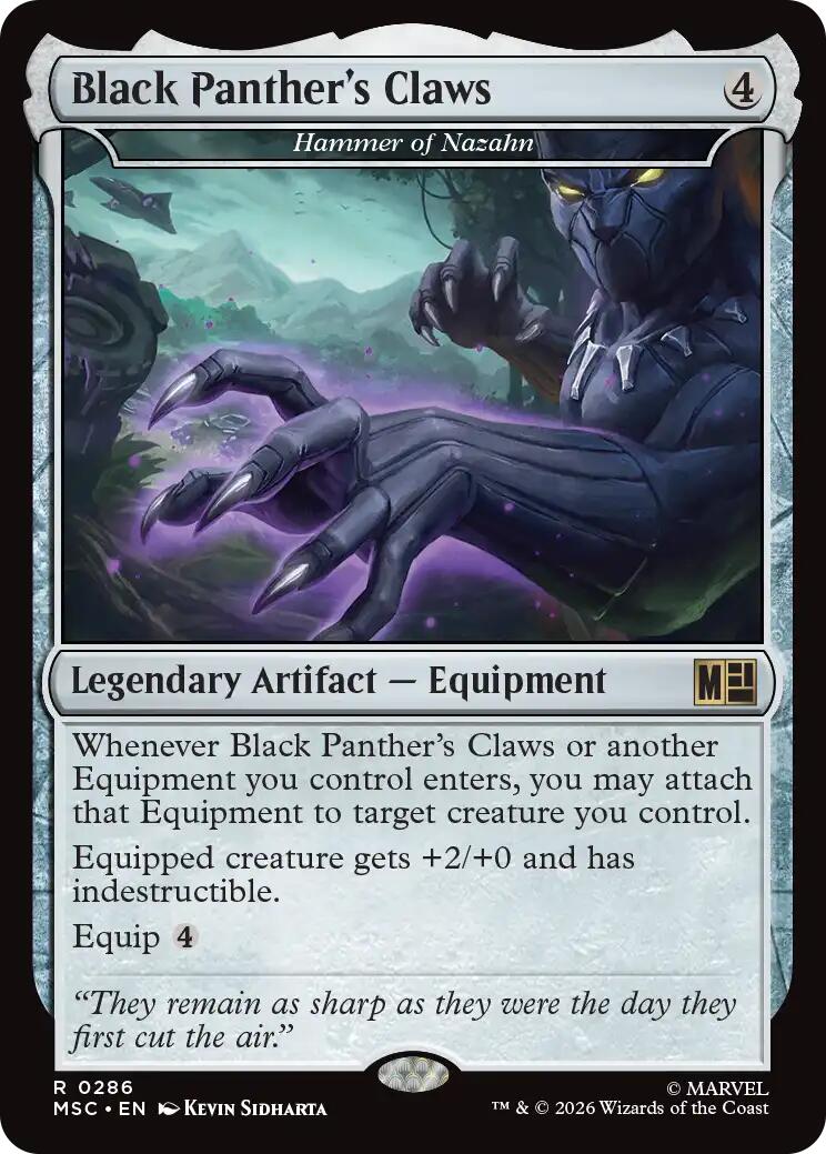 Black Panther's Claws - Hammer of Nazahn [Marvel Super Heroes Commander] | Exor Games Bridgewater