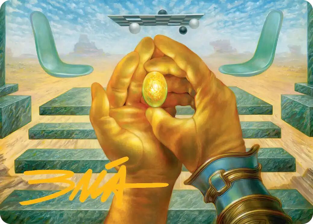 The Mind Stone Art Card (Gold-Stamped Signature) [Marvel Super Heroes Art Series] | Exor Games Bridgewater