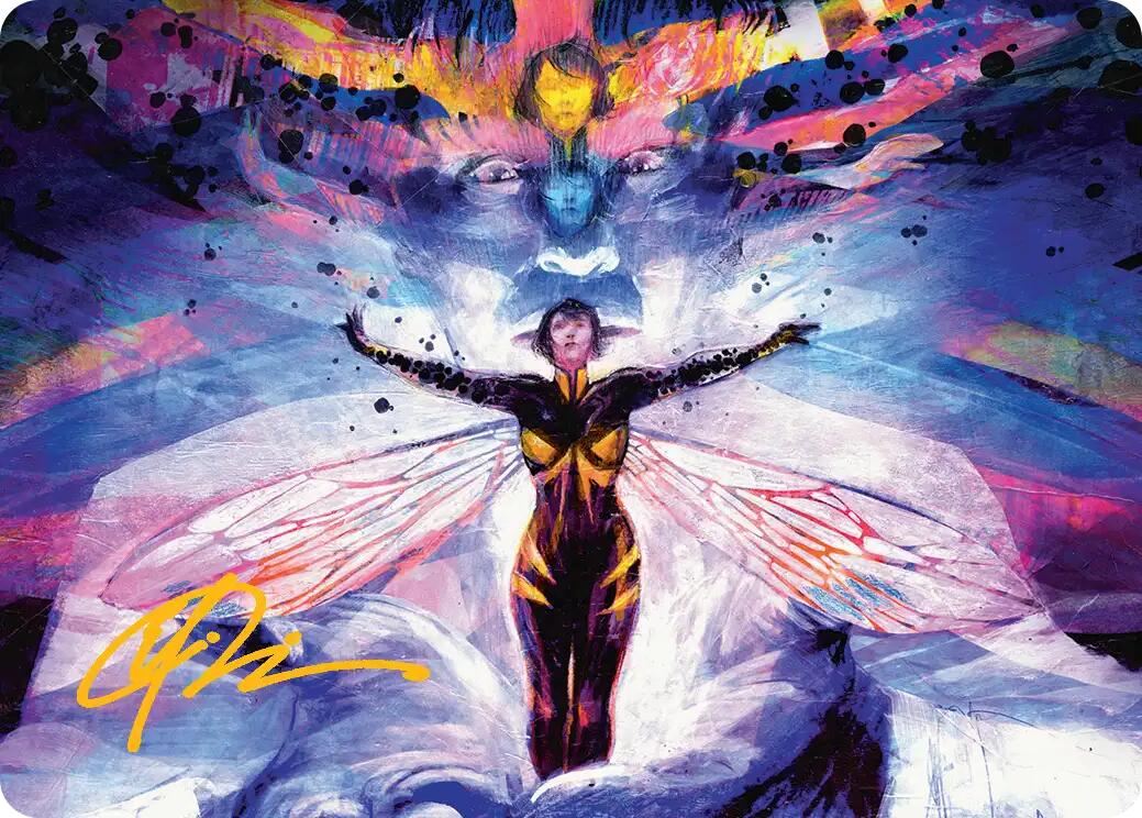 Pym Particles Art Card (Gold-Stamped Signature) [Marvel Super Heroes Art Series] | Exor Games Bridgewater