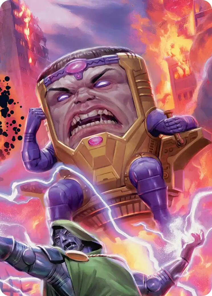 M.O.D.O.K., Evil Intellect Art Card [Marvel Super Heroes Art Series] | Exor Games Bridgewater