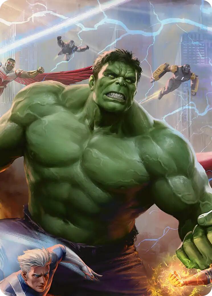 Hulk, Always Angry Art Card [Marvel Super Heroes Art Series] | Exor Games Bridgewater