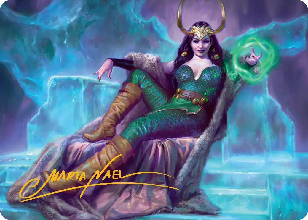 Lady Loki, Agent of Chaos Art Card (Gold-Stamped Signature) [Marvel Super Heroes Art Series] | Exor Games Bridgewater