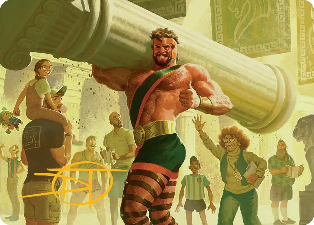 Hercules, Prince of Power Art Card (Gold-Stamped Signature) [Marvel Super Heroes Art Series] | Exor Games Bridgewater