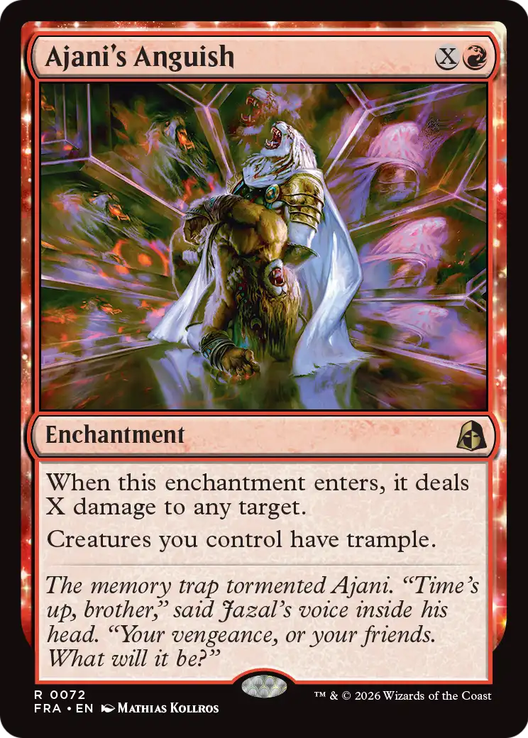 Ajani's Anguish [Reality Fracture] | Exor Games Bridgewater