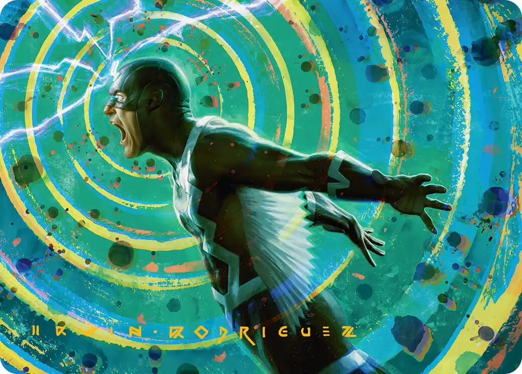 Black Bolt, Inhuman King Art Card (Gold-Stamped Signature) [Marvel Super Heroes Art Series] | Exor Games Bridgewater