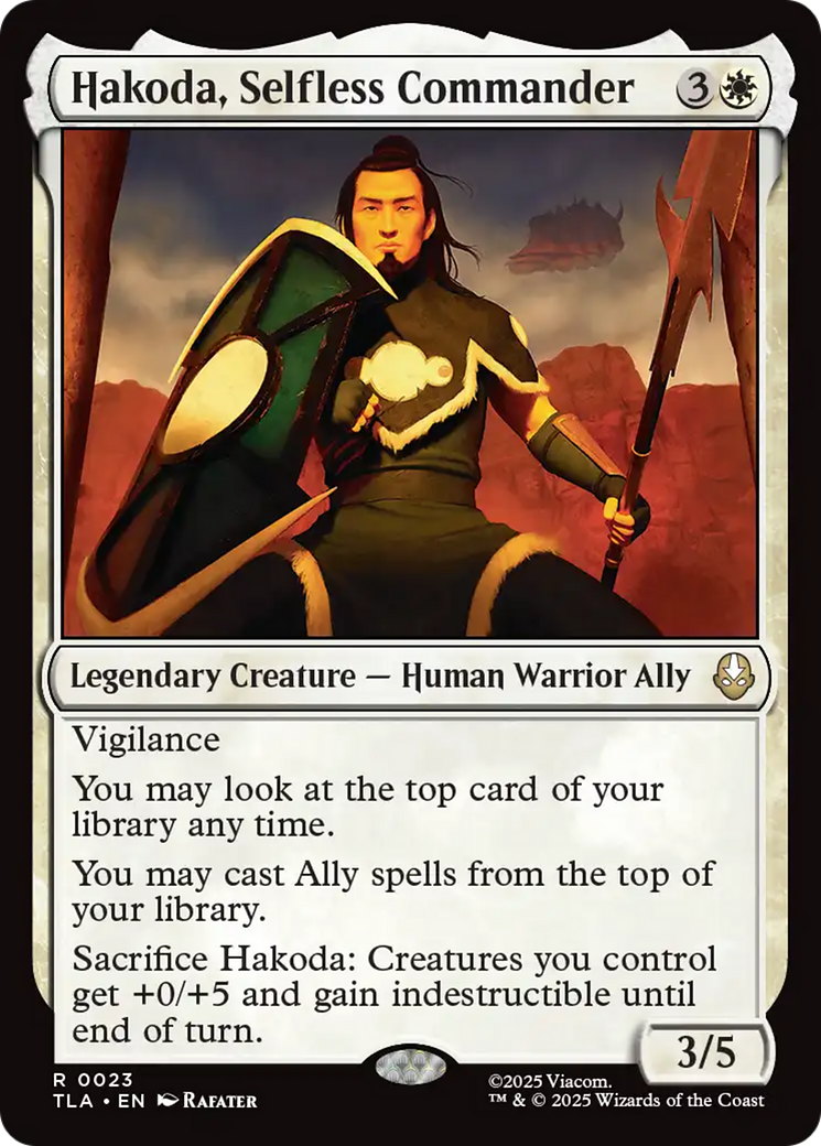 Hakoda, Selfless Commander [Avatar: The Last Airbender] | Exor Games Bridgewater