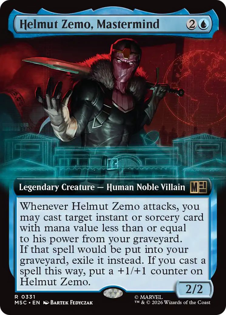 Helmut Zemo, Mastermind (Extended Art) [Marvel Super Heroes Commander] | Exor Games Bridgewater